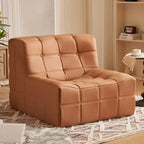 Modern Minimalist  Cube-Style Convertible Modular European Lounge Chair