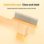 Flea Removal Easy Self-Cleaning Pet Brush