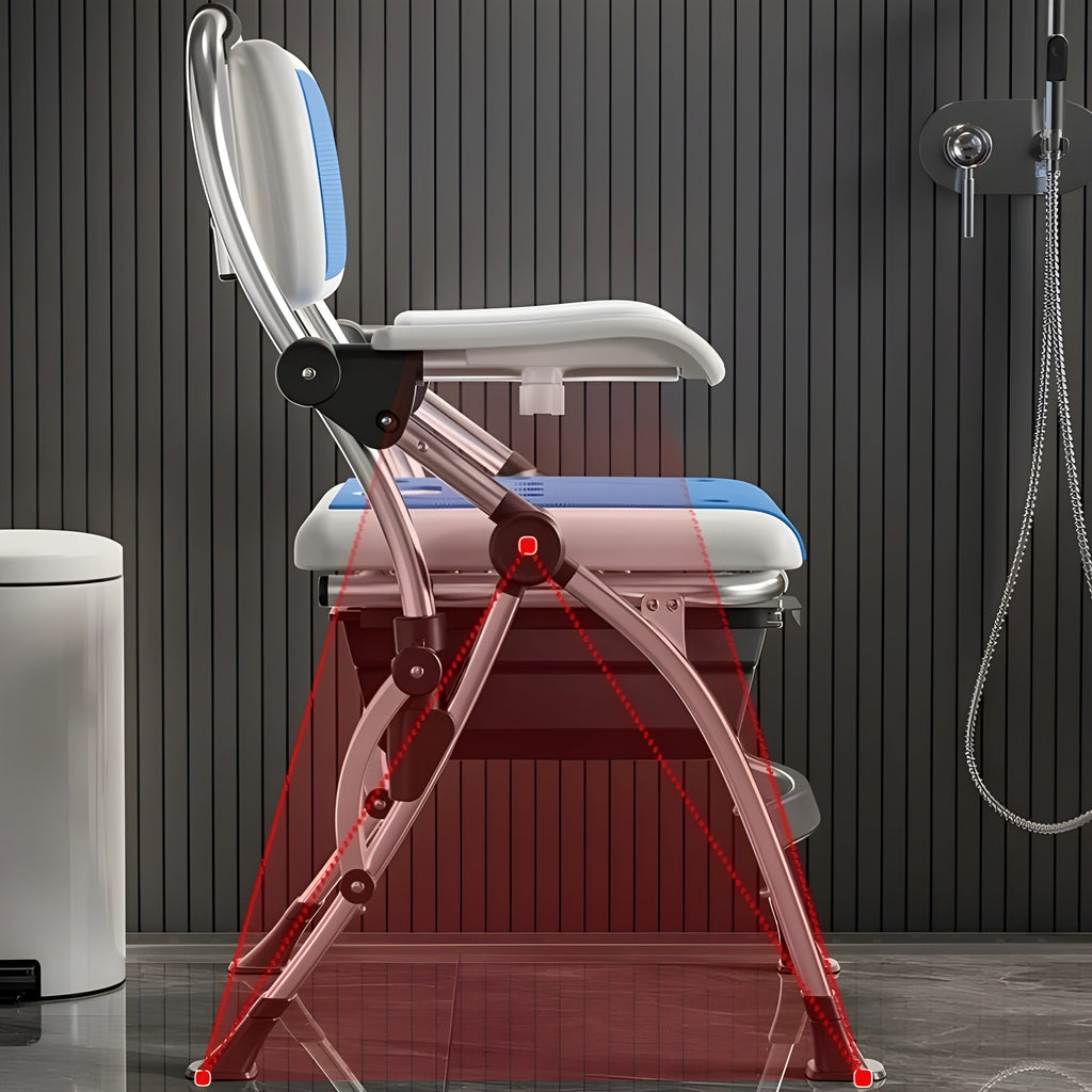 Ergonomic Non-Slip Elderly Bathroom Chair