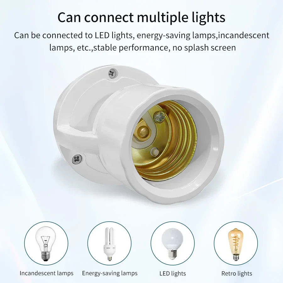 Motion-Activated Adjustable Smart Light Socket