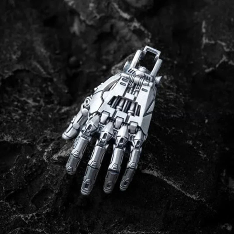 Robotic Mechanical Hand Necklace