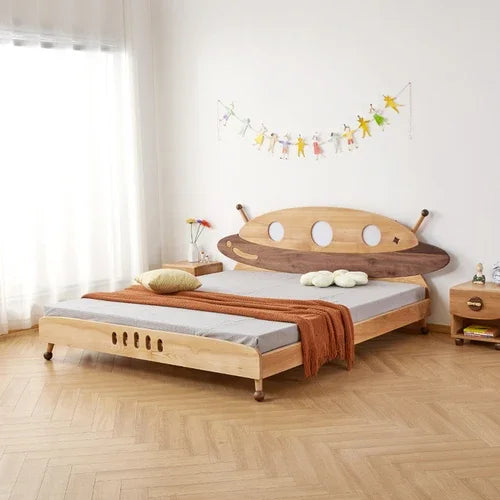 Spaceship Wooden Kids Bed