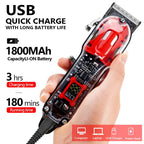 Professional Transparent LCD Hair Trimmer