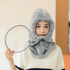 Warm Plush Winter Full Face Hat