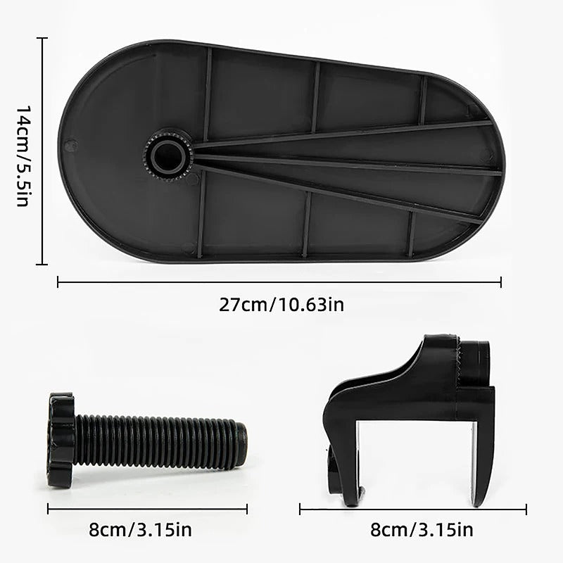 Attachable Rotating Computer Arm Support Bracket