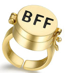 Couple Rotating Magnetic BFF Rings