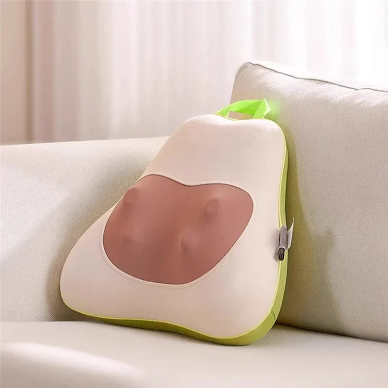 Ergonomic Back Support Heated Vibration Massager