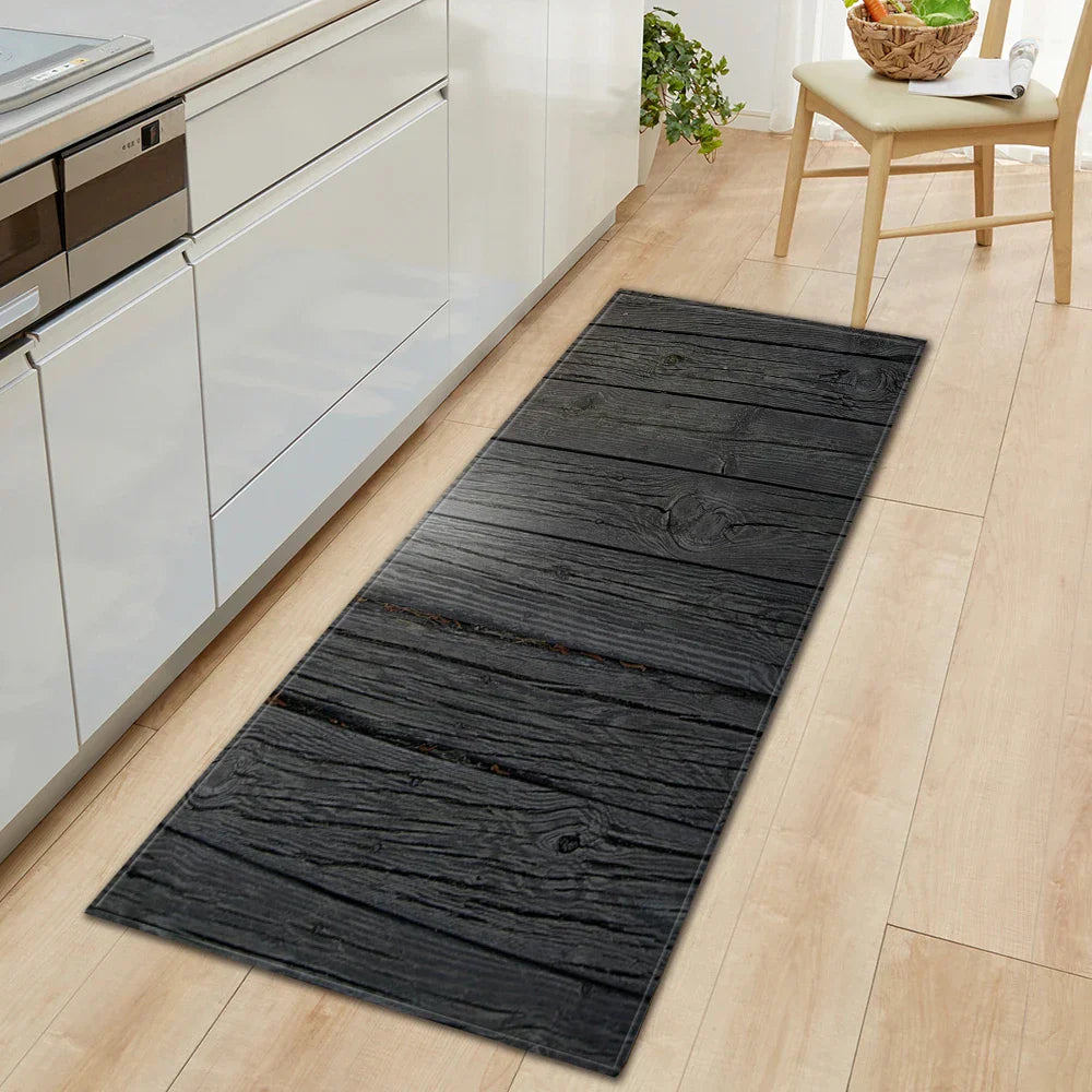 Vintage Wood Look Non-slip Cute Rugs