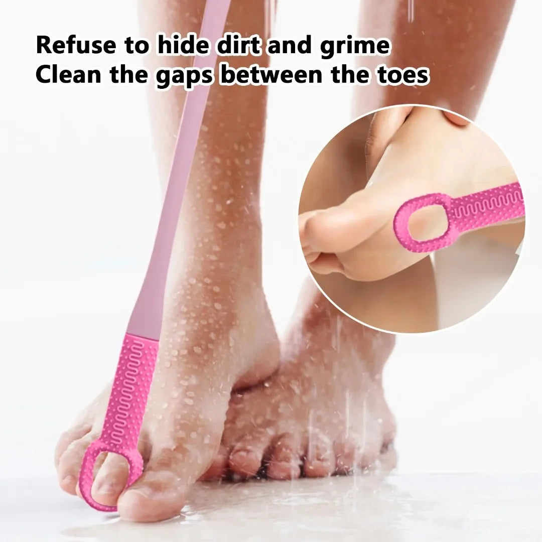 Soft Silicone Foot Spa Long Cleaning Brush
