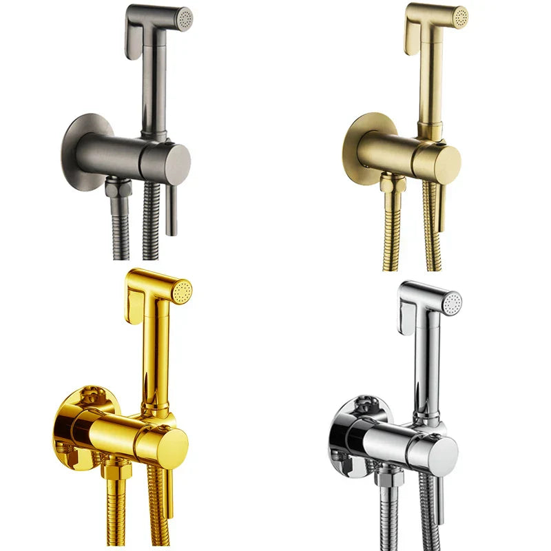 Always Clean Wall Mounted Bidet Spray Faucet Set