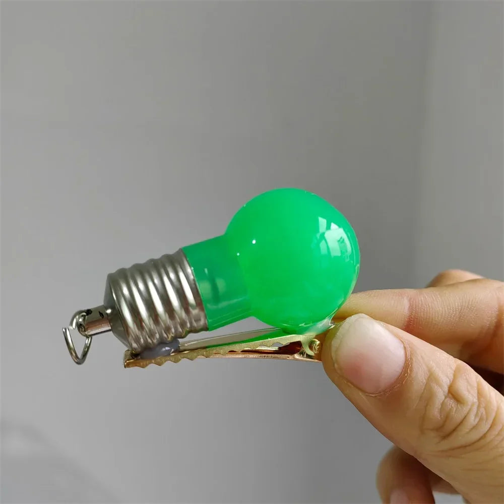 Luminous Bulb Creative Hairpin