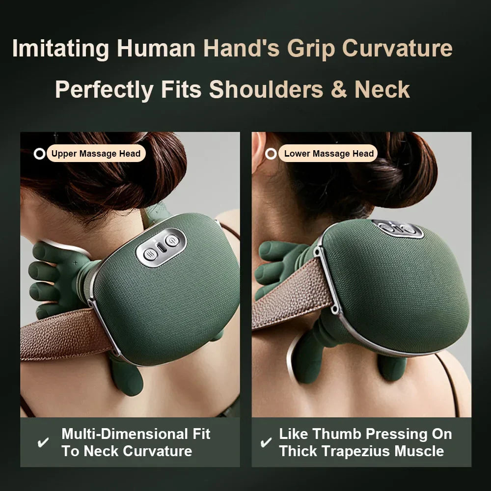 Bionic Finger Heated Neck Shoulder Massager
