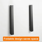 Space Saver Foldable Wall Clothes Aluminum Rack