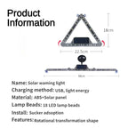 Solar LED Strobe Emergency Light Anti-Collision Warning Lamp