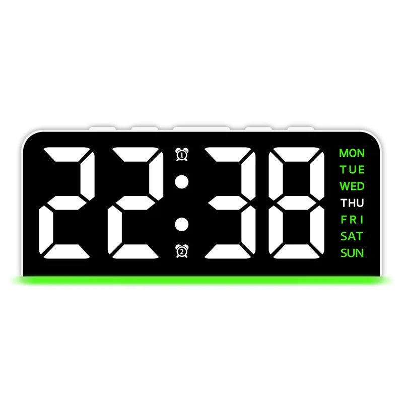 Modern LED All Week Display Night Lamp Alarm Clock