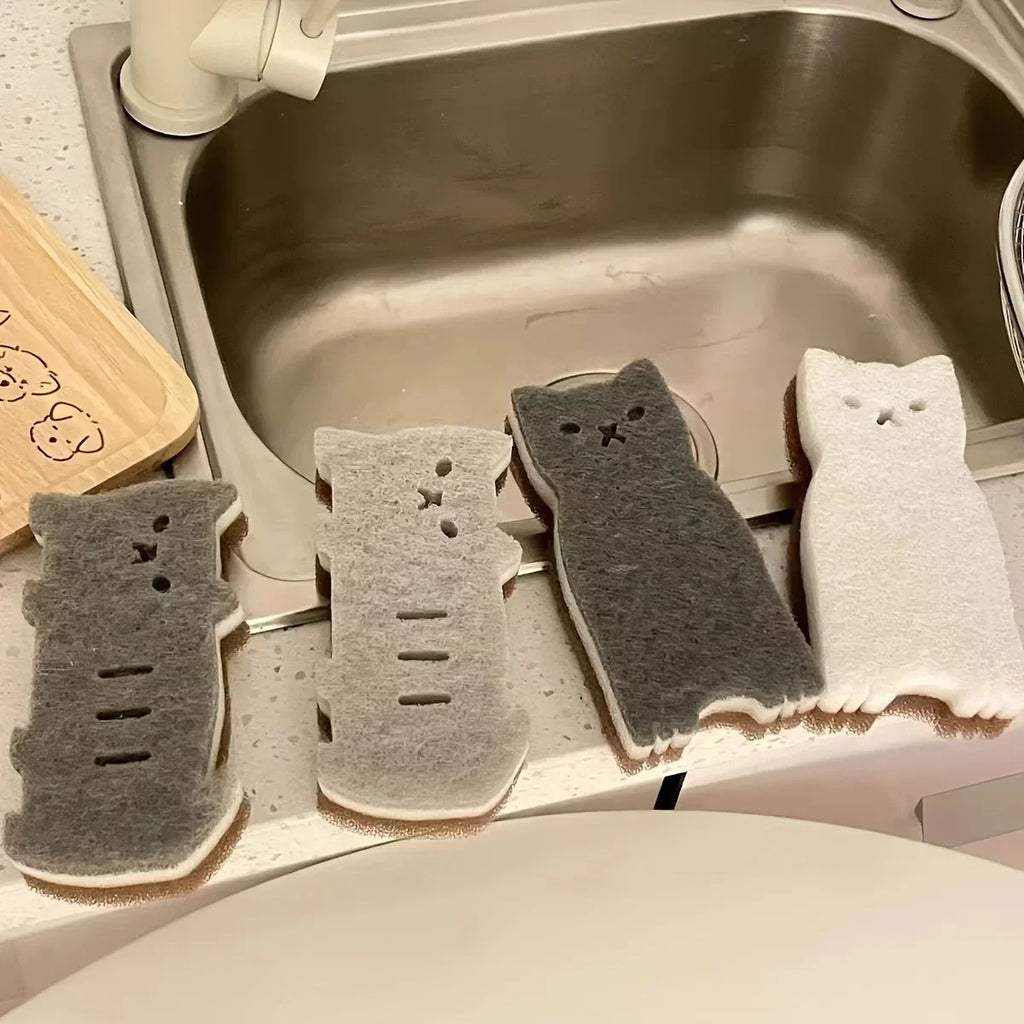 Mini Cat Multi-Purpose Cleaning Sponge