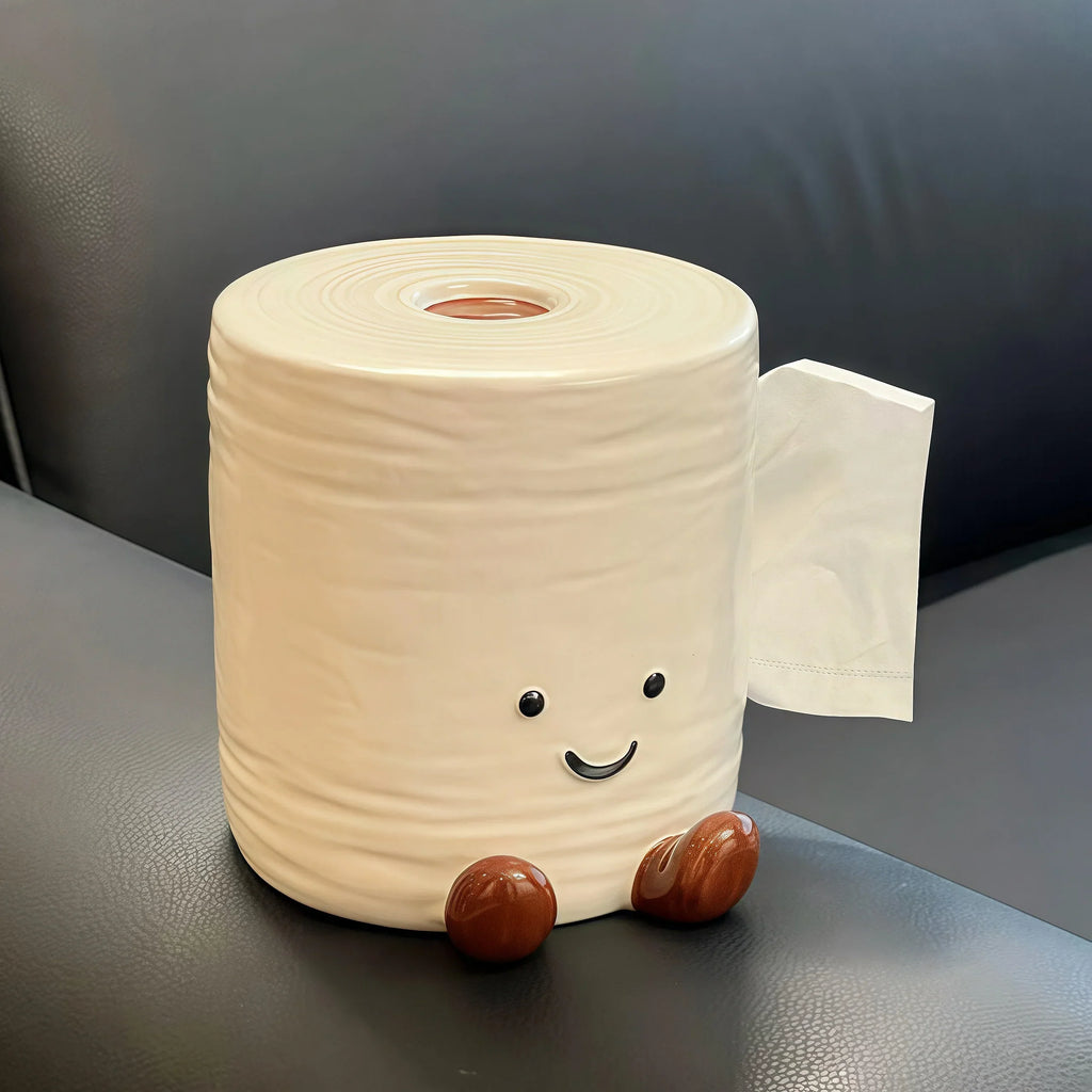 Smiley Toilet Paper Tissue Box