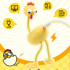 Crazy Chicken Character Night Lamp