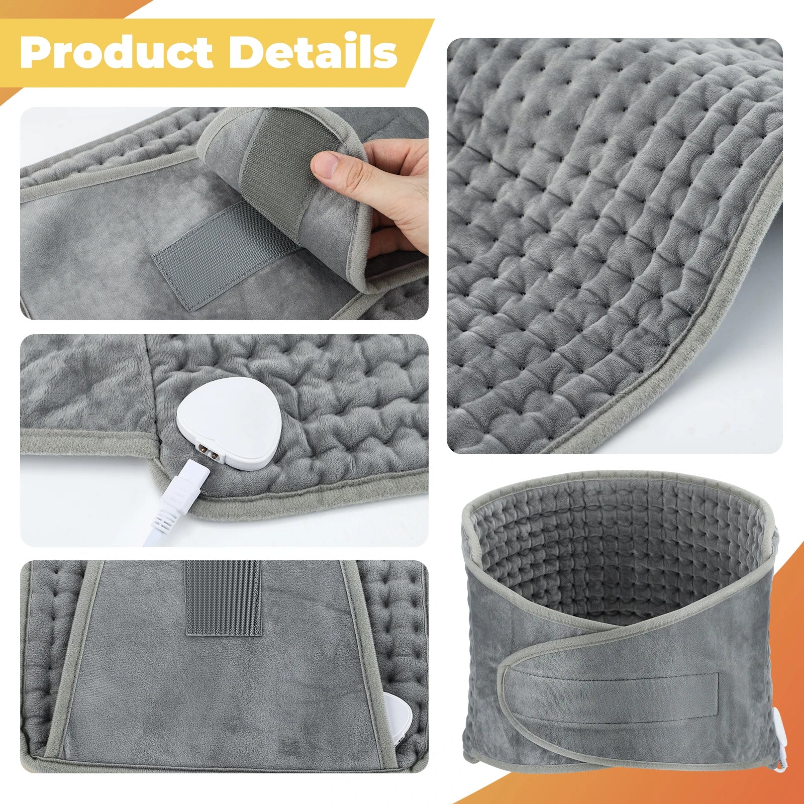 Electric Heat Therapy Lumbar Support Belt