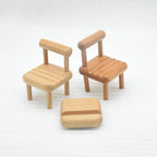 Vintage Wooden Chair Phone Stand
