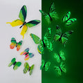 3D Wall Art Magical Luminous Butterfly