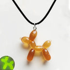 Glowing Captured Spooky Ghost Bottle Necklace
