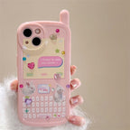 3D Korean Style Diamond Heart iPhone Case
