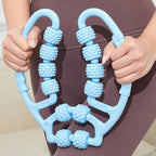 Multi-Wheel Relaxer Leg Clamp Massager