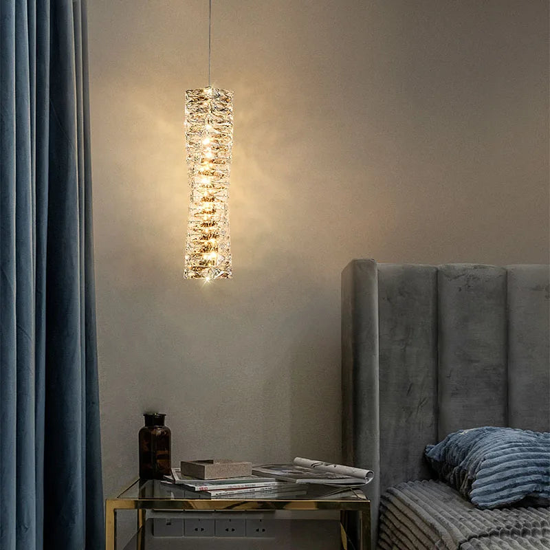 Icefall Crystal American Wall Lamp