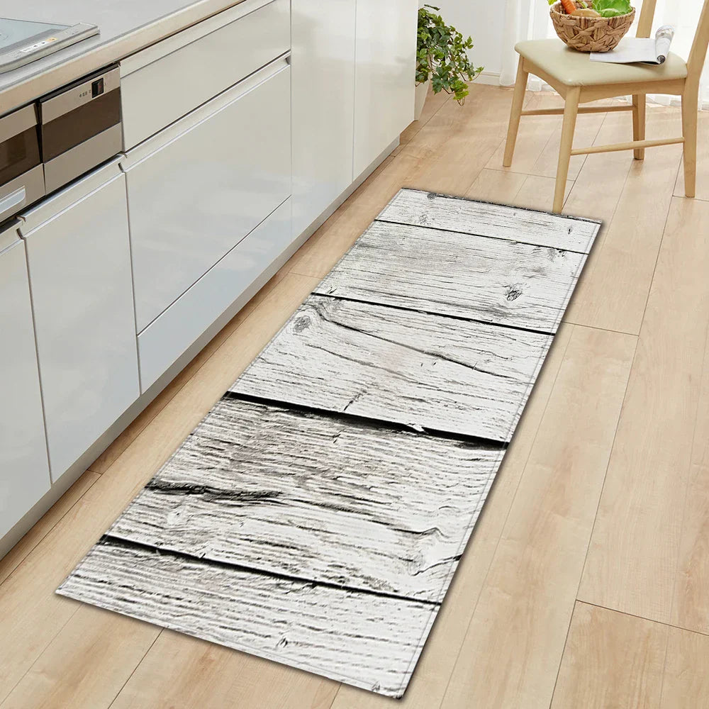 Vintage Wood Look Non-slip Cute Rugs