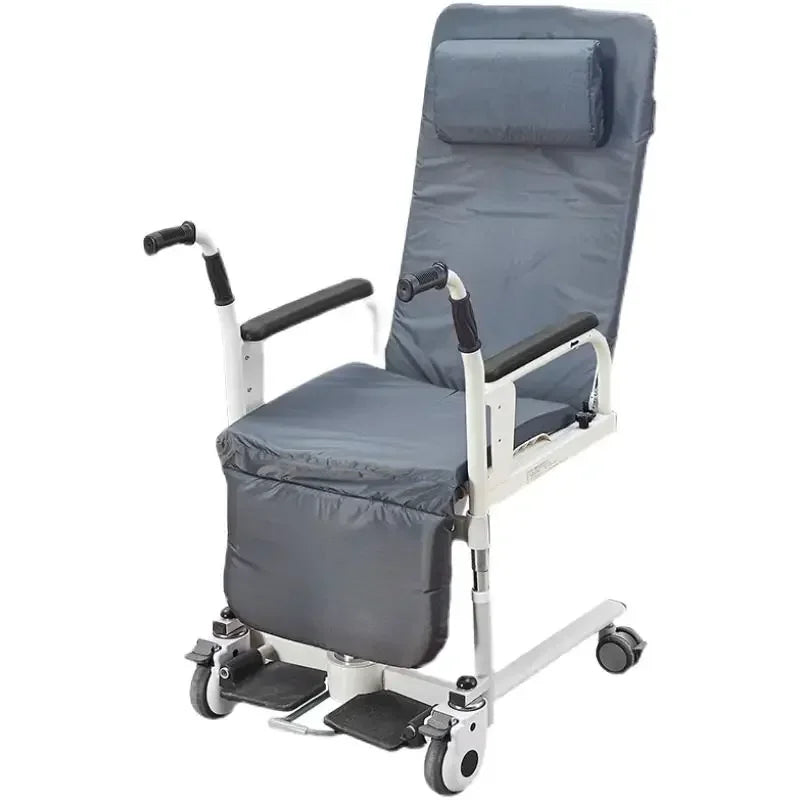 Height Adjustable Armrest Patient Transfer Mobility Chair