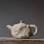 Artisan Rustic Stone Texture Teapot Set