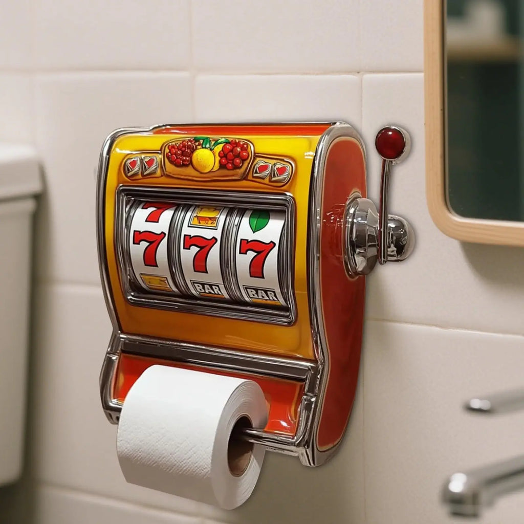 Slot Machine Toilet Roll Holder