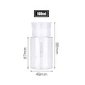 Transparent Refillable Cosmetic Storage Travel Bottle