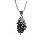Gothic Skull Octopus Tentacle Necklace