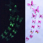 3D Wall Art Magical Luminous Butterfly