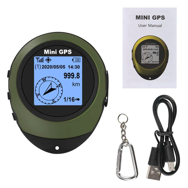 Compact Satellite GPS Navigator High-Precision Compass Tracker Device