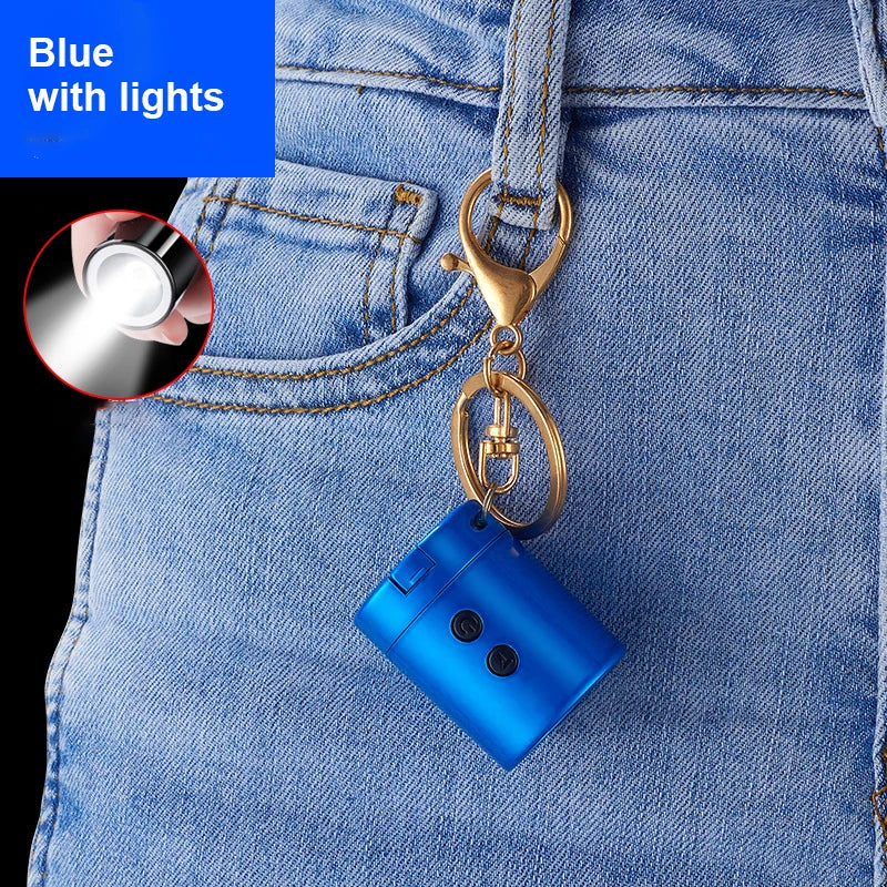 Creative Barrel Rechargeable Flashlight Lighter
