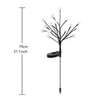 Sakura Tree Solar Flower Pathway Outdoor Lights
