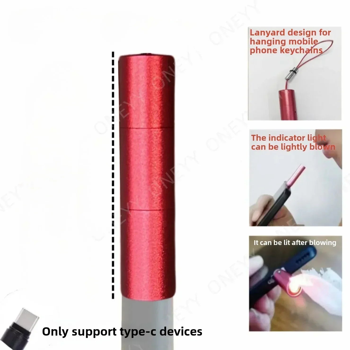 Heat Coil Breath Trigger Windproof Phone Lighter