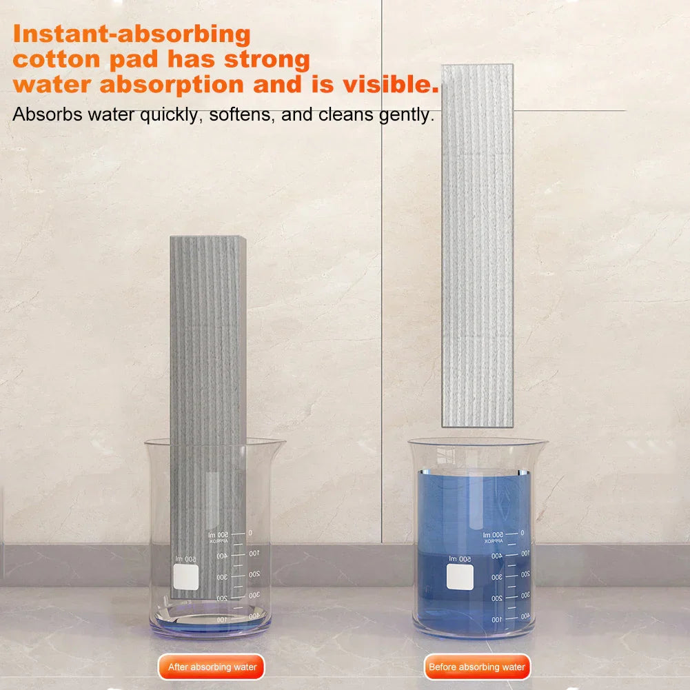 Scratch-Safe Compact Dual Texture Sponge Mop