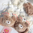 Soft Bear-Themed Cozy Bra Set