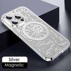 Futuristic Design Heavy-Duty Magsafe Clear iPhone Case