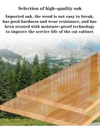 Dreamscape Panoramic Transparent Solid Wood Pet House