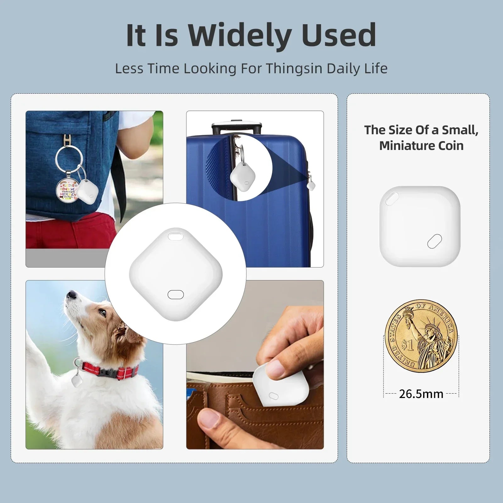 Secure Tag Mini GPS Anti Lost Bluetooth Tracker
