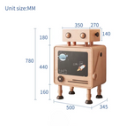 Space Explorer Robot Bedside Storage Cabinet