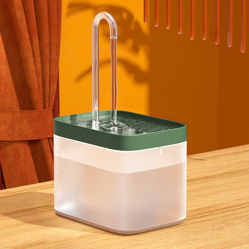 Ultra-Quiet Water Thirsty Pet Filter Fountain