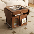 Minimalist Scandinavian Multi-Use Organizer Folding Coffee Table