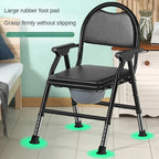 Non-Slip Foldable Elderly Toilet Foldable Seat Chair