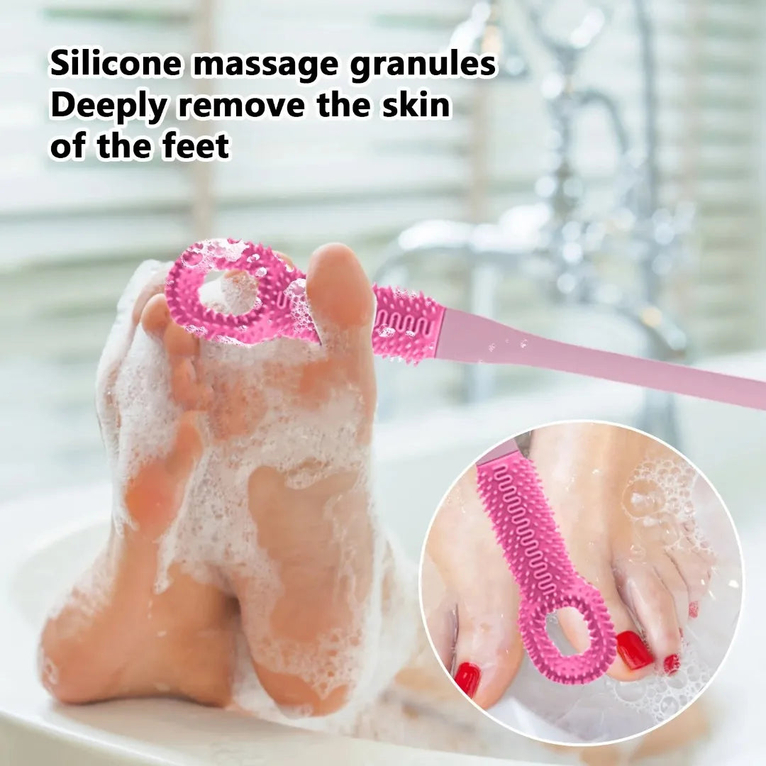 Soft Silicone Foot Spa Long Cleaning Brush